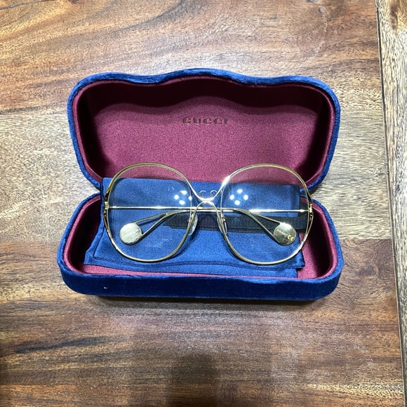 Gucci 57mm Round Optical Frames - Picture 13 of 14